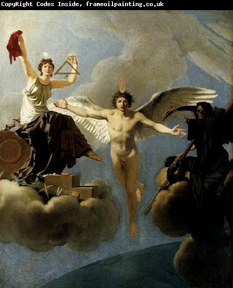 Baron Jean-Baptiste Regnault The Genius of France between Liberty and Death